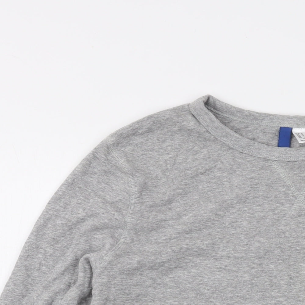 H&M Mens Grey Cotton Pullover Sweatshirt Size M