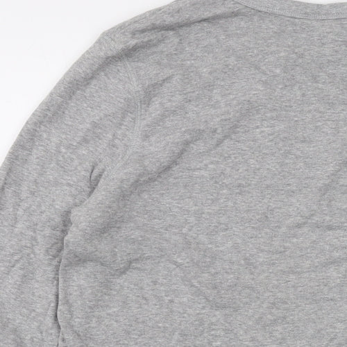 H&M Mens Grey Cotton Pullover Sweatshirt Size M