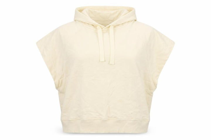Mango Womens Ivory Cotton Pullover Hoodie Size M Pullover