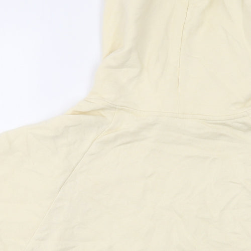 Mango Womens Ivory Cotton Pullover Hoodie Size M Pullover