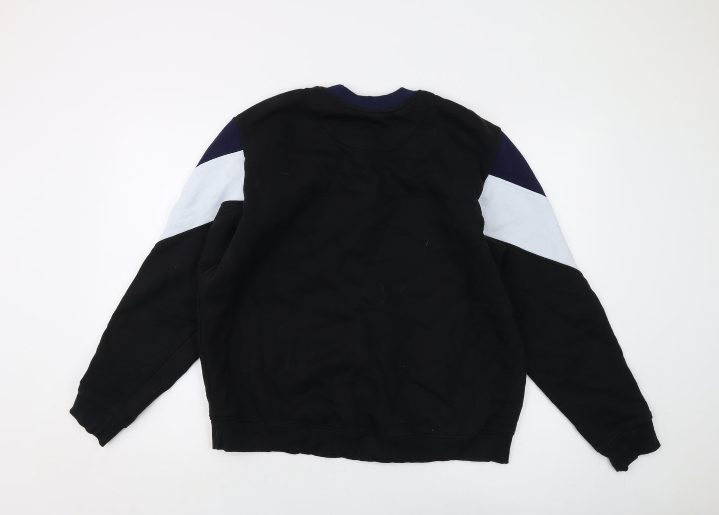 Boohoo Mens Black Cotton Pullover Sweatshirt Size XL