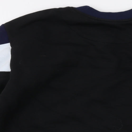 Boohoo Mens Black Cotton Pullover Sweatshirt Size XL