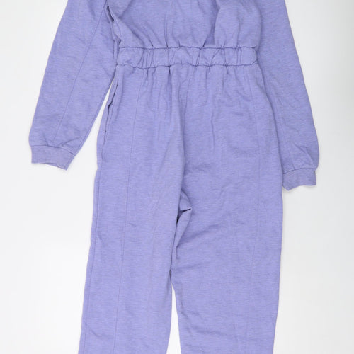 ASOS Womens Purple Polyester Jumpsuit One-Piece Size 10 Zip