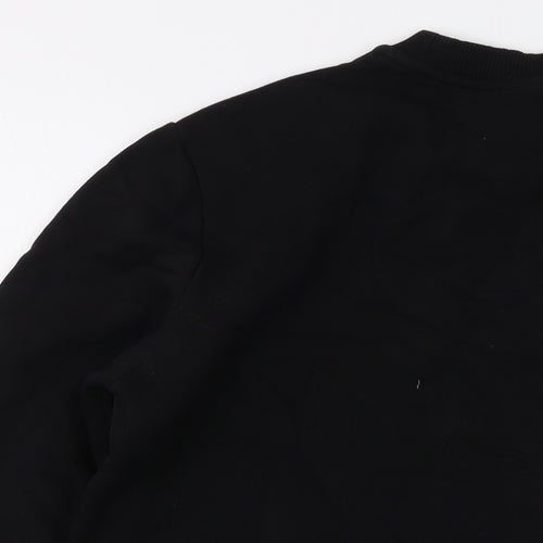 ASOS Mens Black Cotton Pullover Sweatshirt Size M