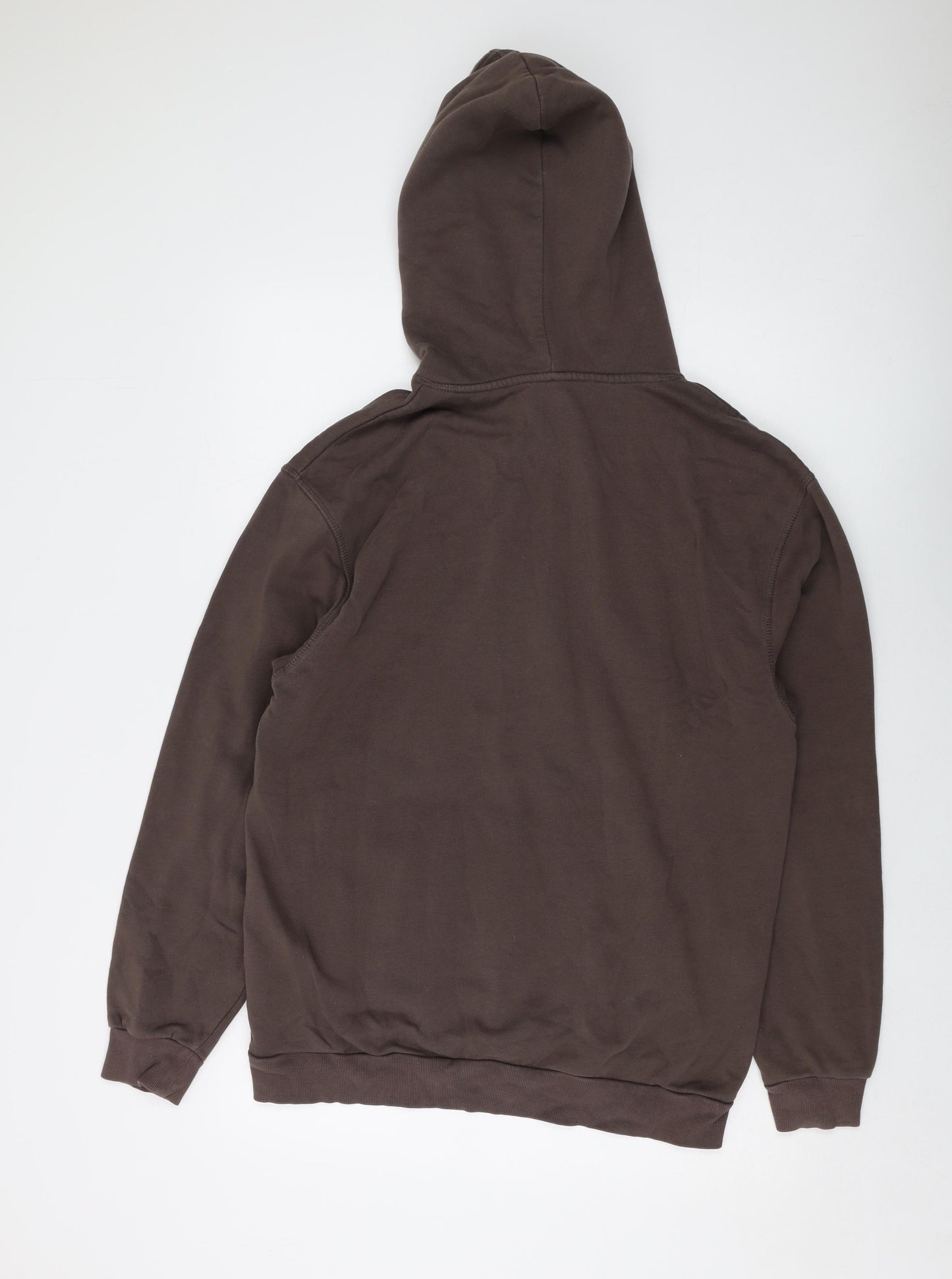 H&M Mens Brown Cotton Pullover Hoodie Size M