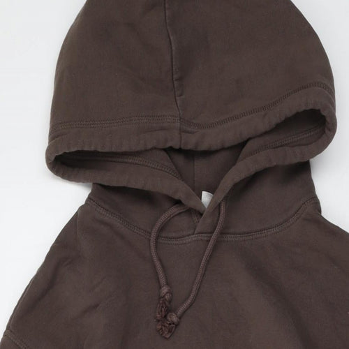 H&M Mens Brown Cotton Pullover Hoodie Size M