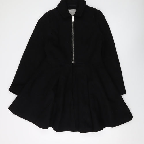 ASOS Womens Black Jacket Coat Size 8 Zip
