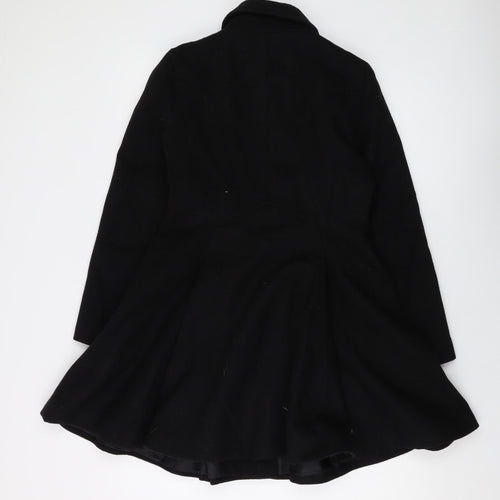 ASOS Womens Black Jacket Coat Size 8 Zip