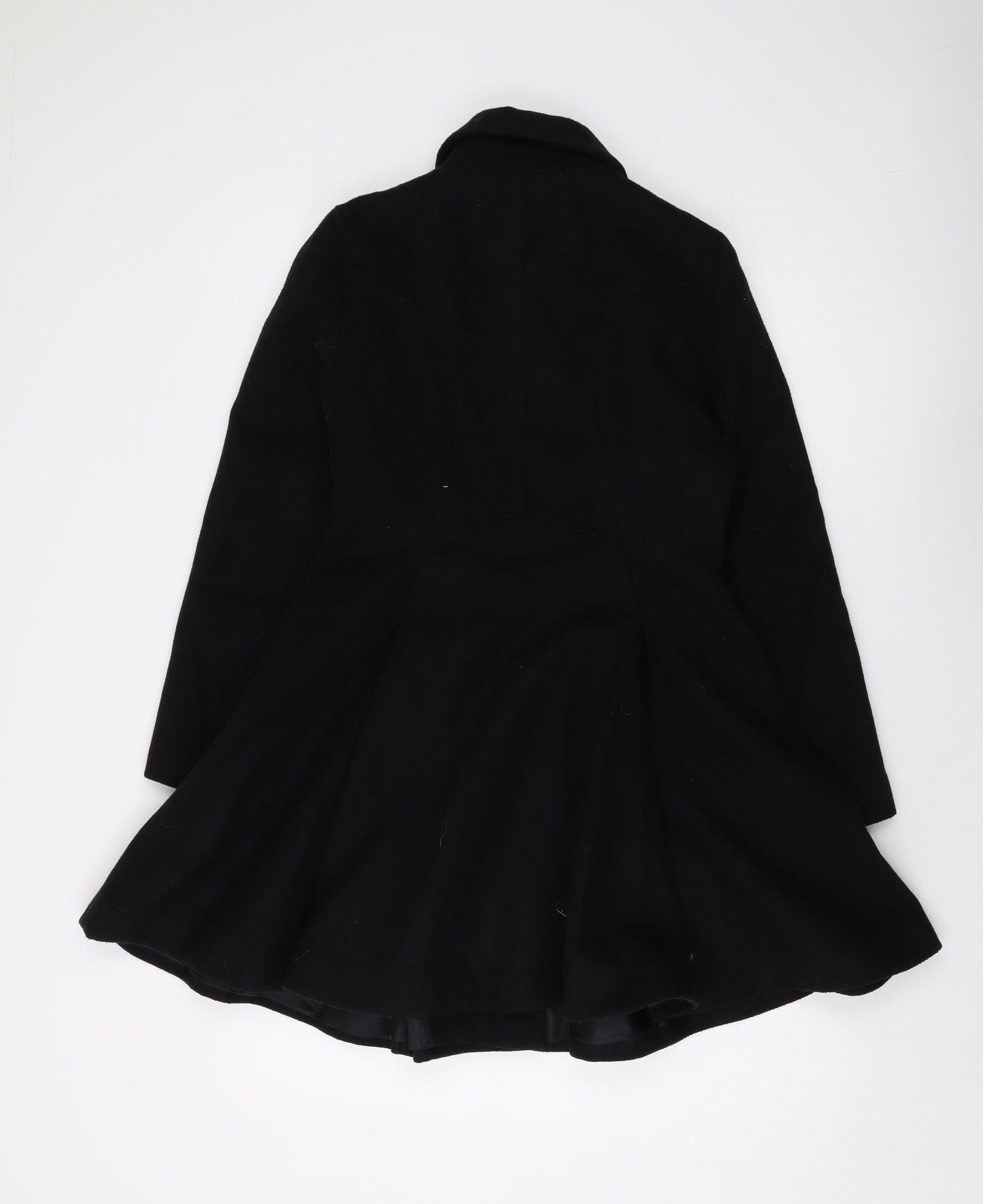 ASOS Womens Black Jacket Coat Size 8 Zip