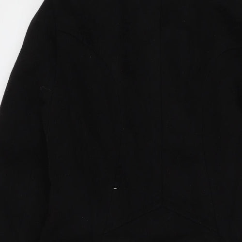 ASOS Womens Black Jacket Coat Size 8 Zip