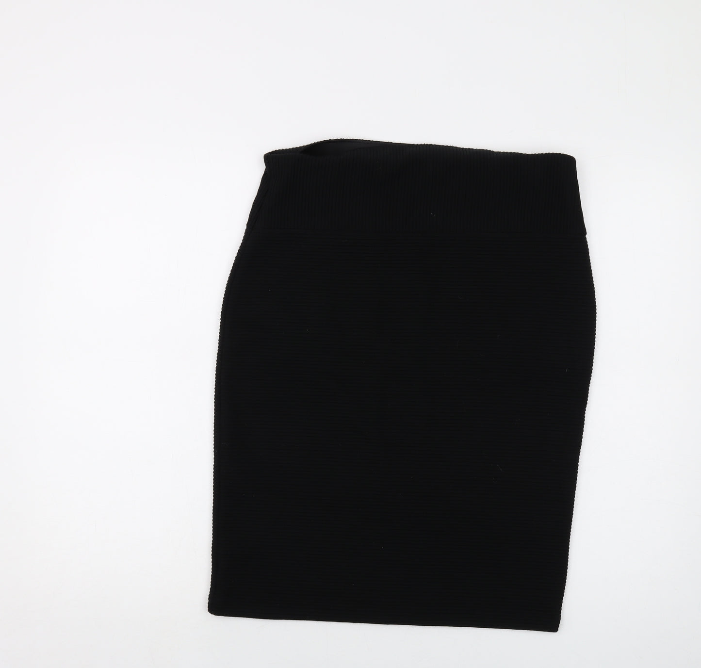 Marks and Spencer Womens Black Acrylic Mini Skirt Size 14