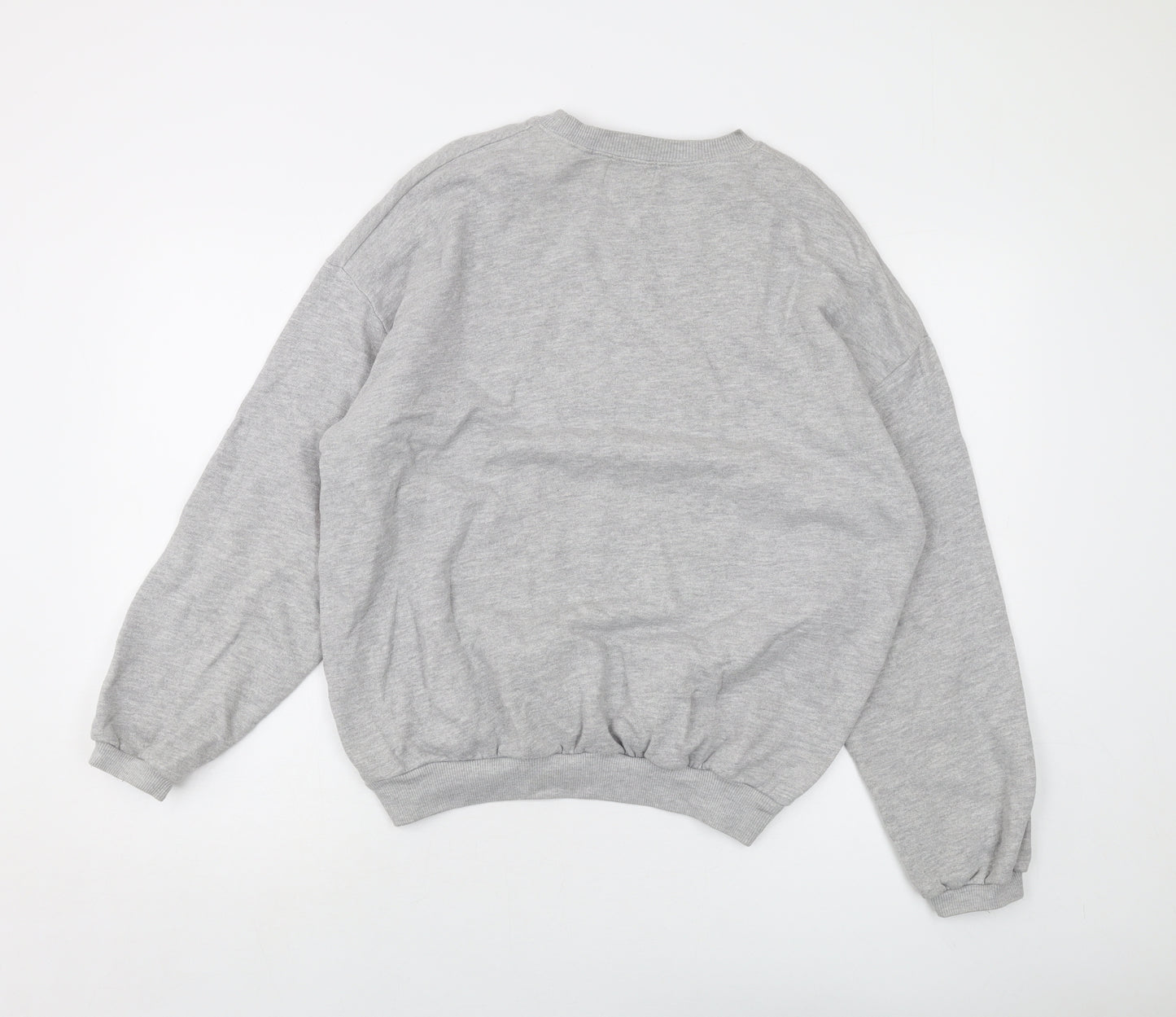 Pull&Bear Womens Green Cotton Pullover Sweatshirt Size S Pullover