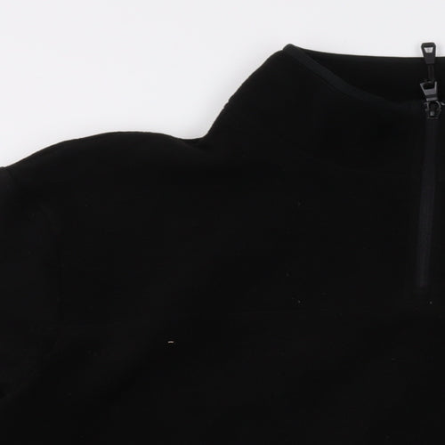 Marks and Spencer Mens Black Polyester Pullover Sweatshirt Size 2XL