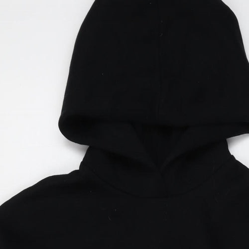 Zara Womens Black Cotton Pullover Sweatshirt Size S Pullover