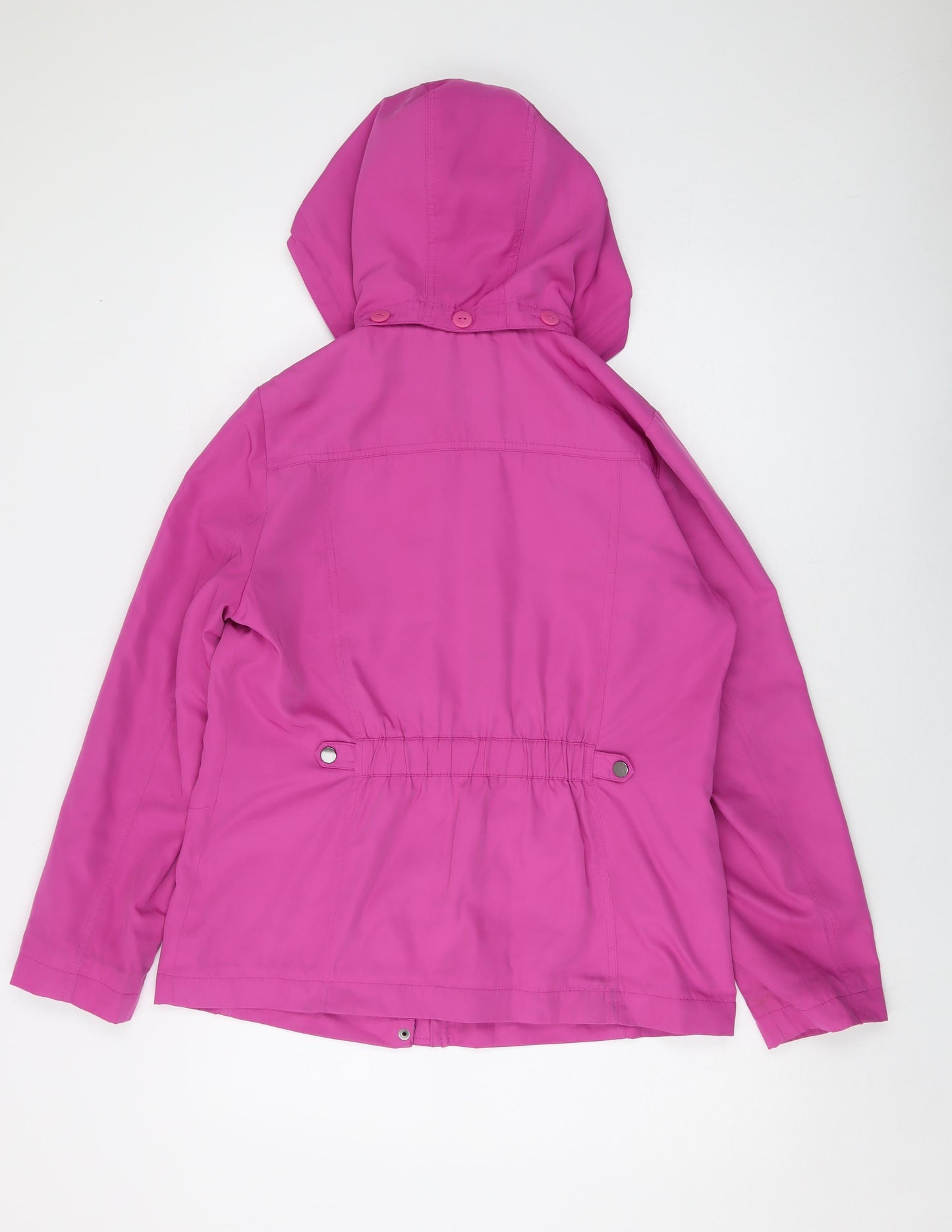Marks and Spencer Womens Purple Jacket Size 12 Zip