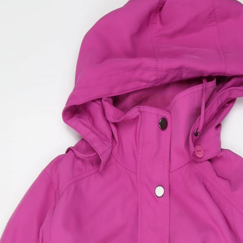 Marks and Spencer Womens Purple Jacket Size 12 Zip