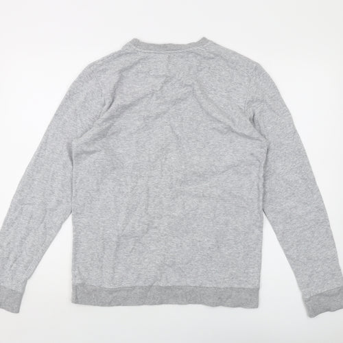 H&M Girls Grey Cotton Pullover Sweatshirt Size 14 Years Pullover