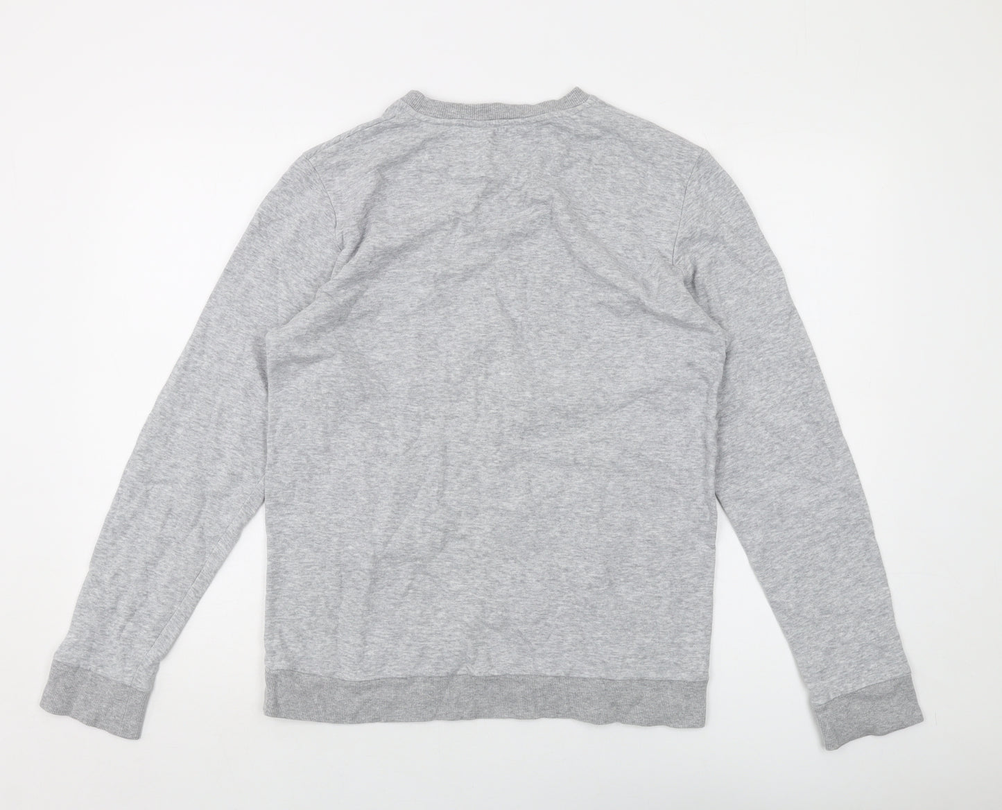 H&M Girls Grey Cotton Pullover Sweatshirt Size 14 Years Pullover