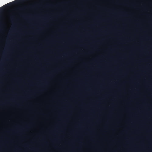 New Look Mens Blue Cotton Pullover Sweatshirt Size M