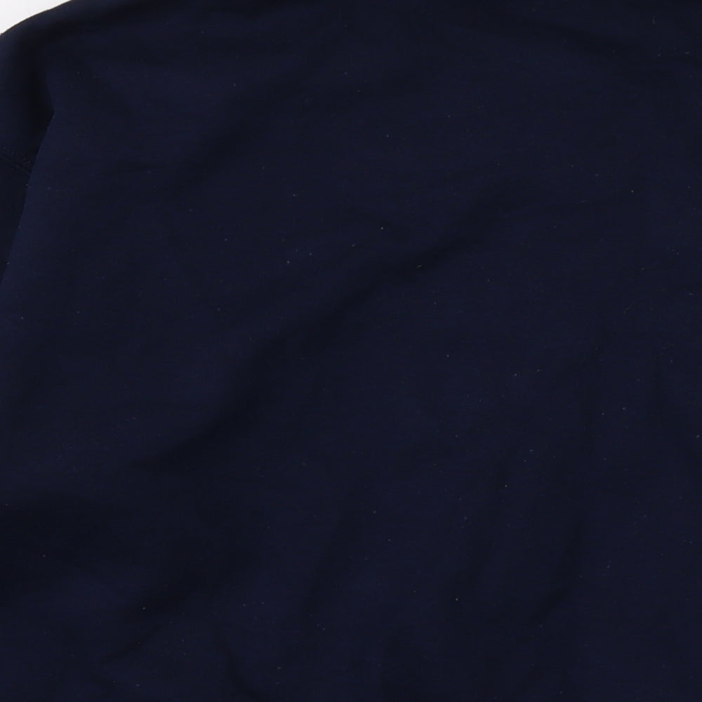 New Look Mens Blue Cotton Pullover Sweatshirt Size M