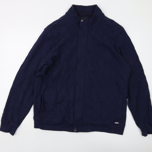 Autograph Mens Blue Jacket Size XL Zip