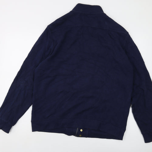 Autograph Mens Blue Jacket Size XL Zip
