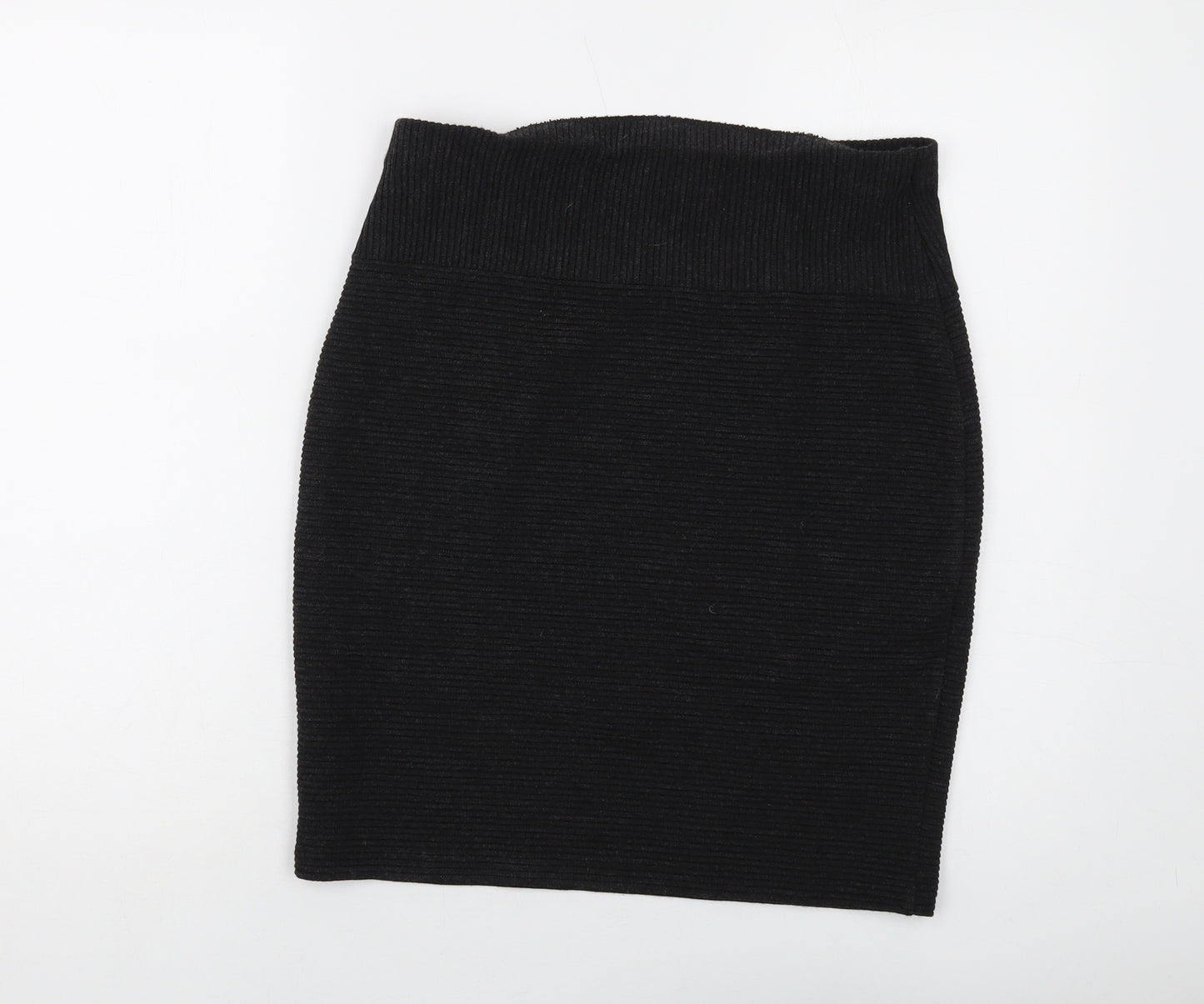 Marks and Spencer Womens Black Acrylic Mini Skirt Size 14