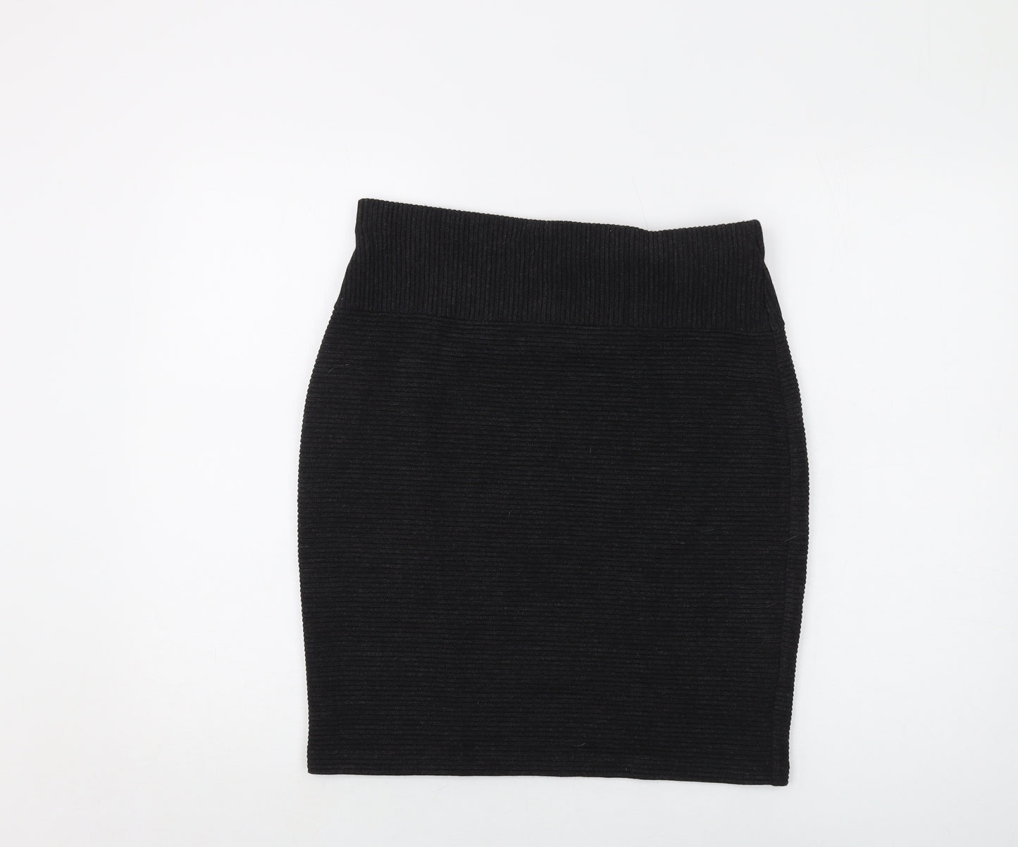 Marks and Spencer Womens Black Acrylic Mini Skirt Size 14