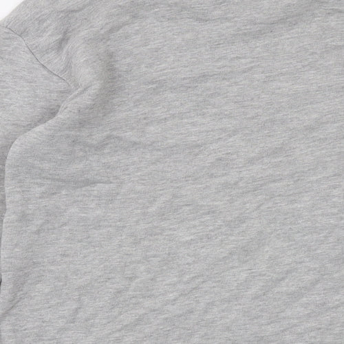 Mango Girls Grey Cotton Pullover Sweatshirt Size 11-12 Years Pullover
