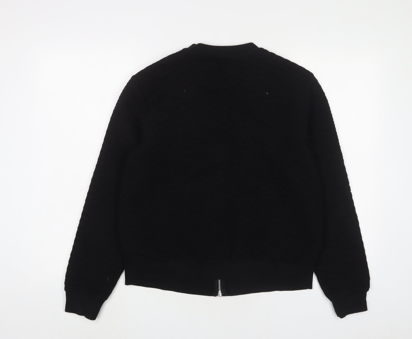 Marks and Spencer Womens Black Jacket Size 14 Zip