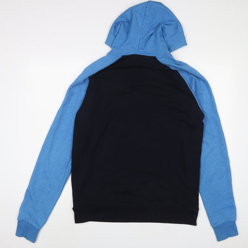 Outfitters Mens Blue Cotton Pullover Hoodie Size XL