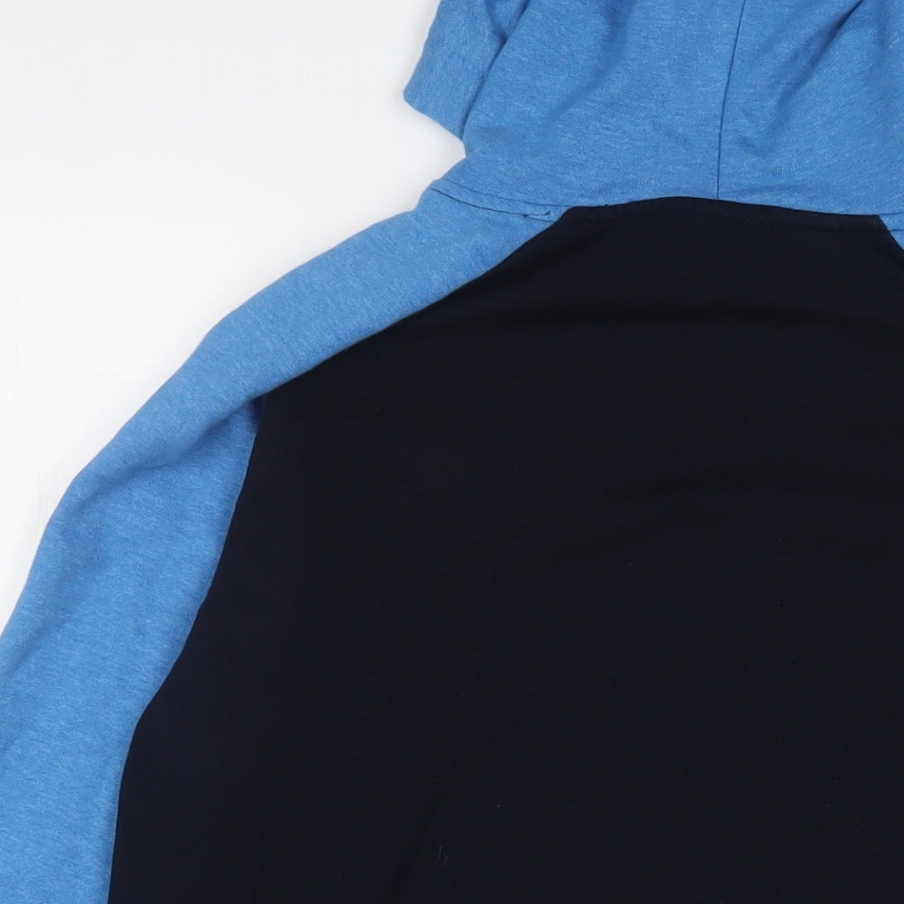 Outfitters Mens Blue Cotton Pullover Hoodie Size XL