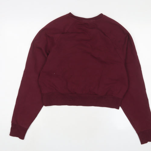 Myprotein Womens Red Cotton Pullover Sweatshirt Size M Pullover - Logo