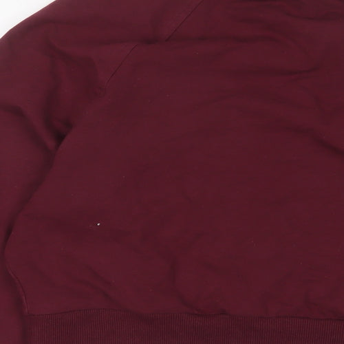 Myprotein Womens Red Cotton Pullover Sweatshirt Size M Pullover - Logo
