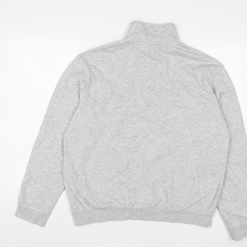 H&M Mens Grey Cotton Pullover Sweatshirt Size M