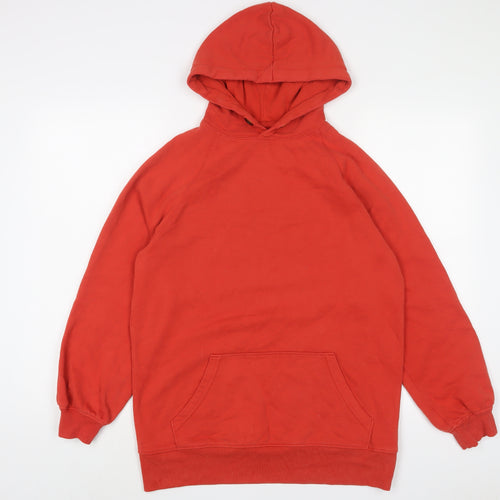 NEXT Womens Orange Cotton Pullover Hoodie Size XS Pullover