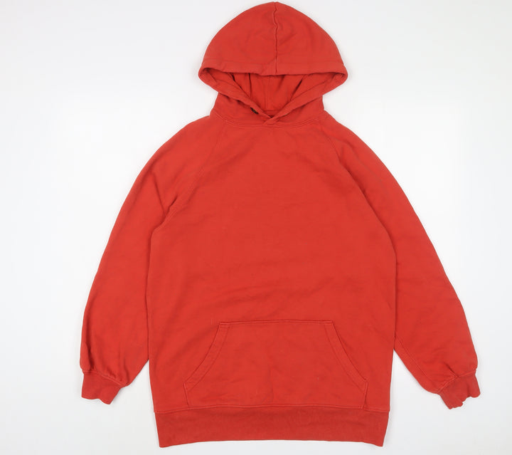 NEXT Womens Orange Cotton Pullover Hoodie Size XS Pullover
