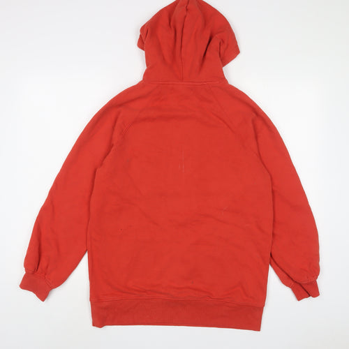 NEXT Womens Orange Cotton Pullover Hoodie Size XS Pullover