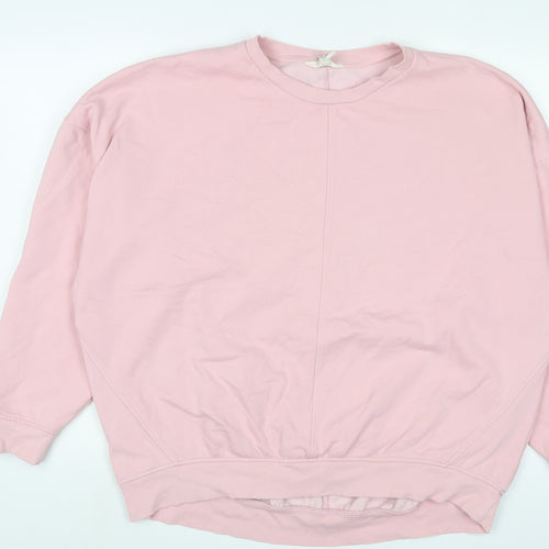 In other words Womens Pink Cotton Pullover Sweatshirt Size M Pullover