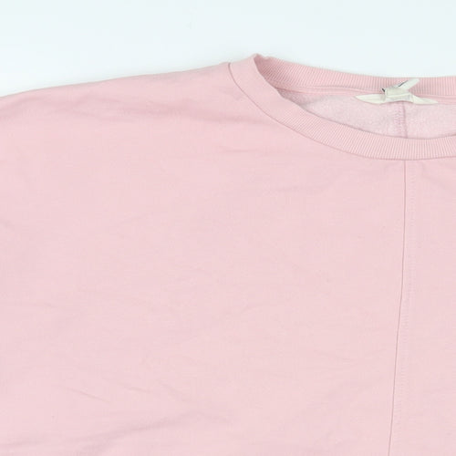 In other words Womens Pink Cotton Pullover Sweatshirt Size M Pullover