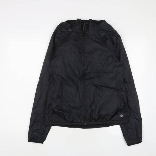 Marks and Spencer Womens Black Jacket Size 12 Zip