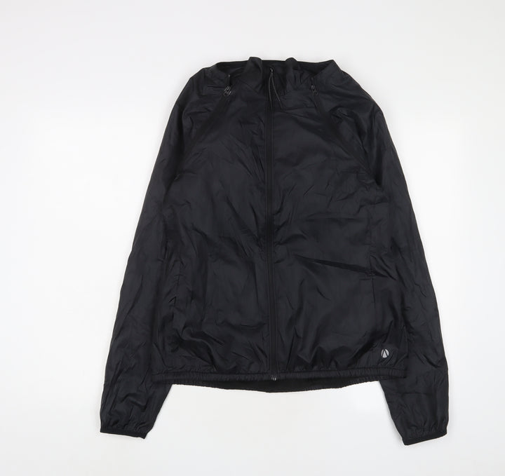 Marks and Spencer Womens Black Jacket Size 12 Zip