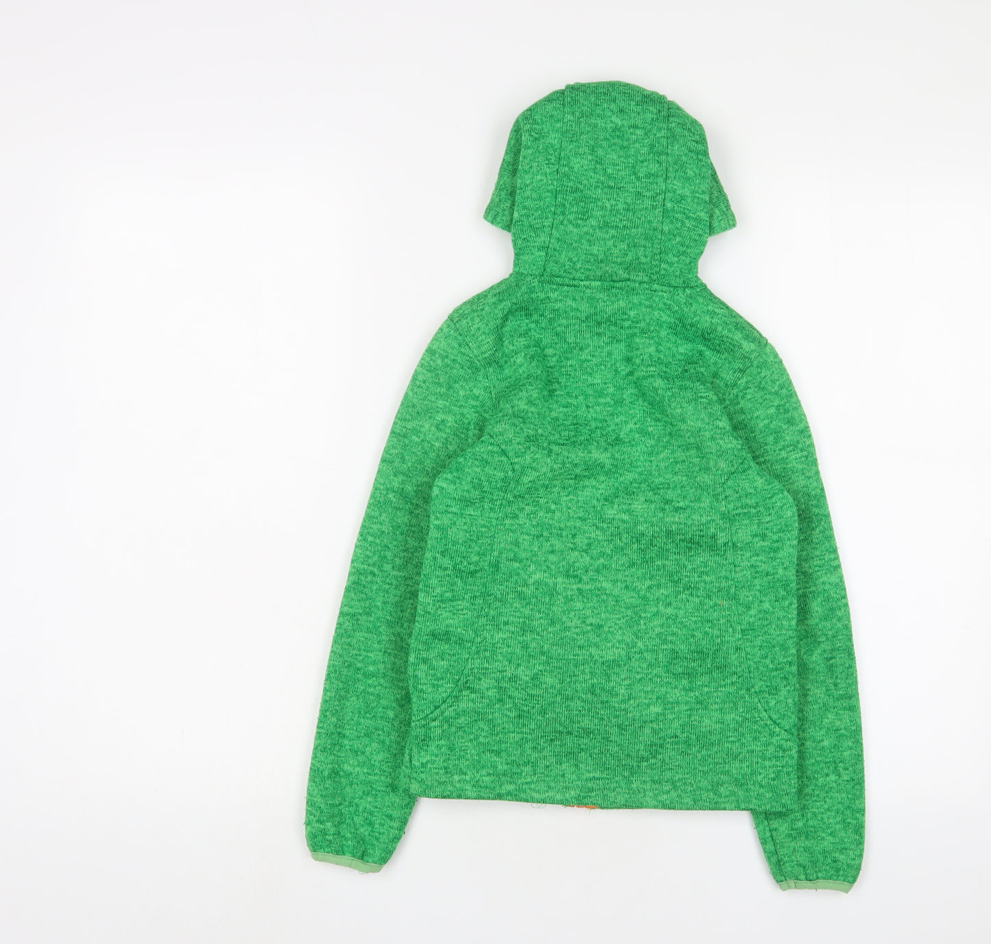 Comptoir des Cotonniers Boys Green Jacket Size 10 Years Zip - Zip Pockets