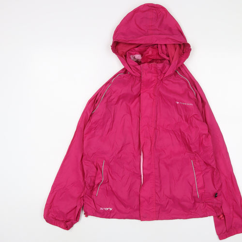 Mountain Life Girls Pink Jacket Size 15-16 Years Zip