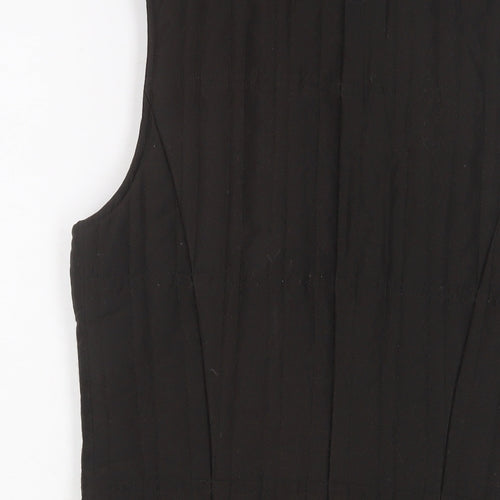 WANKO Womens Black Gilet Jacket Size 6 Zip