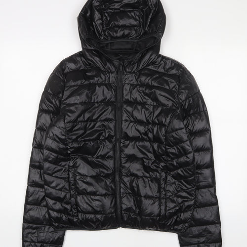 Terranova Womens Black Puffer Jacket Jacket Size XL Zip