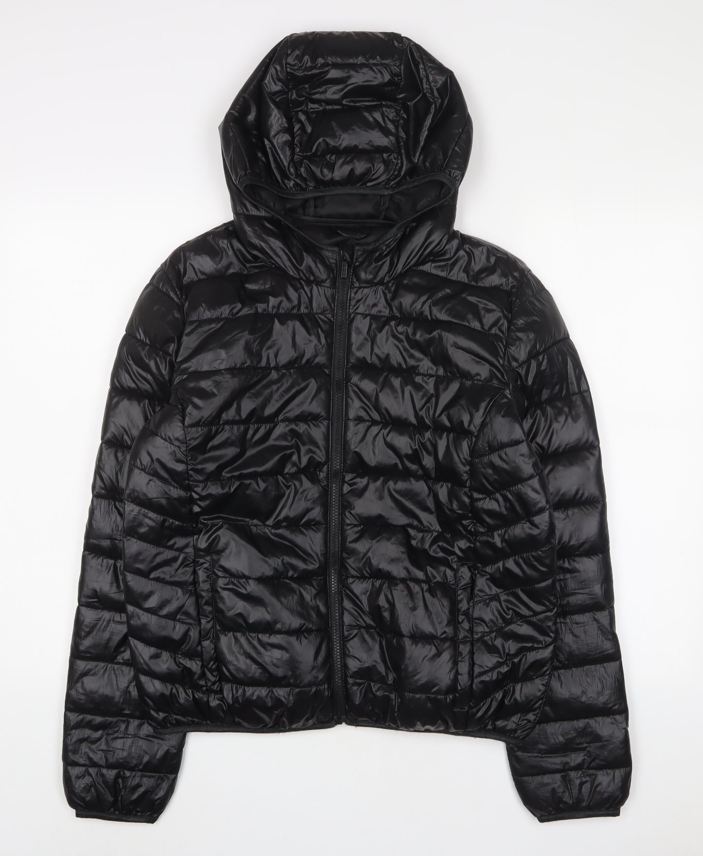 Terranova Womens Black Puffer Jacket Jacket Size XL Zip