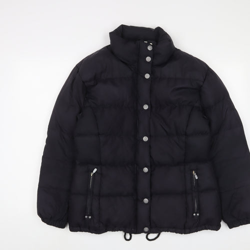NEVICA Womens Black Puffer Jacket Jacket Size 10 Zip