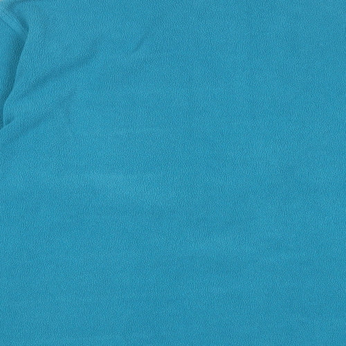 Granite Womens Blue Polyester Pullover Sweatshirt Size XL Zip - Logo, Embroidered