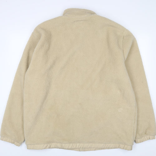 Old Navy Mens Beige Jacket Size XL Zip - Tall